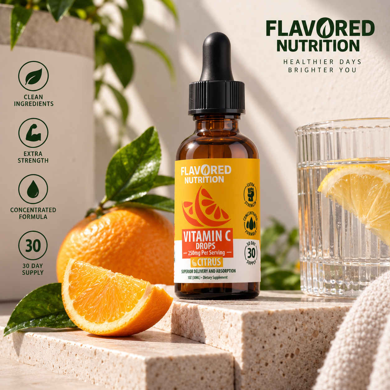 Flavored Nutrition e-commerce social media design by Albert.Creative